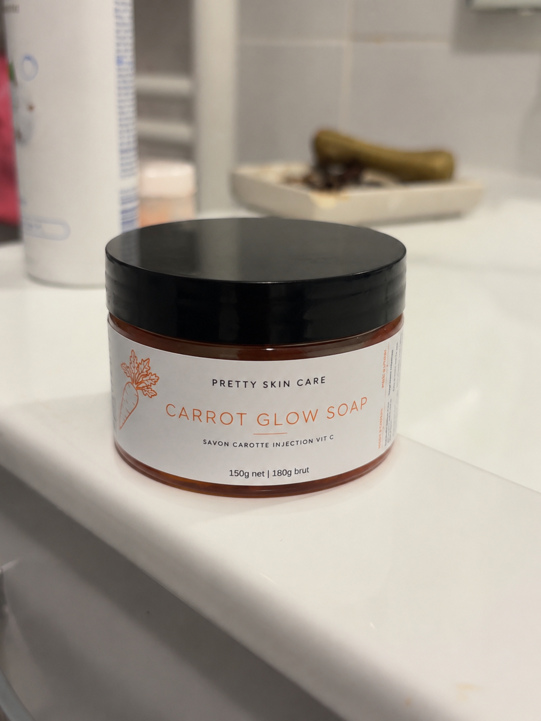 Savon injection carotte mini