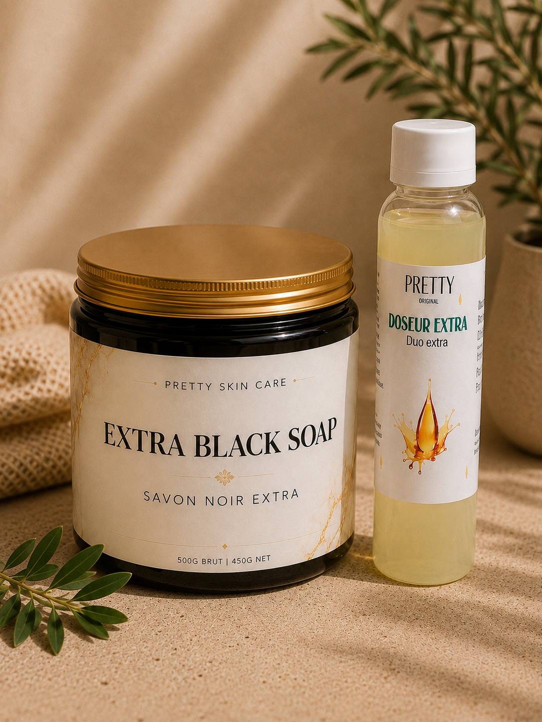 Duo extra savon noir + doseur